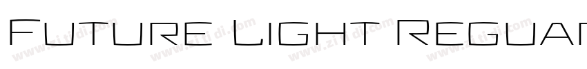 Future Light Reguar字体转换